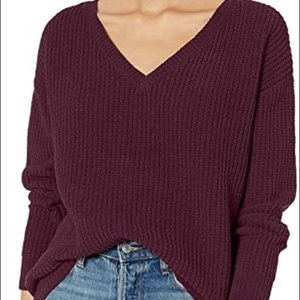 Ultra Soft Dark Purple Sweater